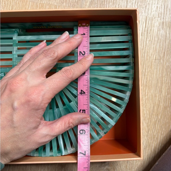 Cult Gaia Mini Acrylic Ark Top Handle